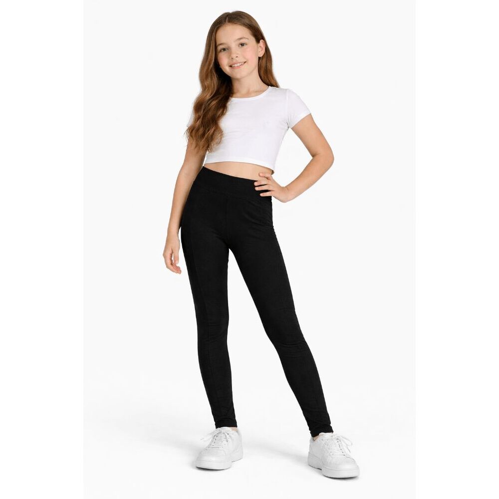 Yogalicious Girls Seamless Icelyn Leggings size L (12) Black